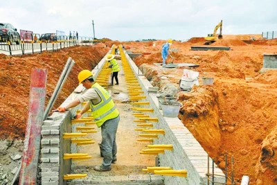 ?？谧T仙農產品加工產業園建設全面提速，預計年底前完成主體工程施工